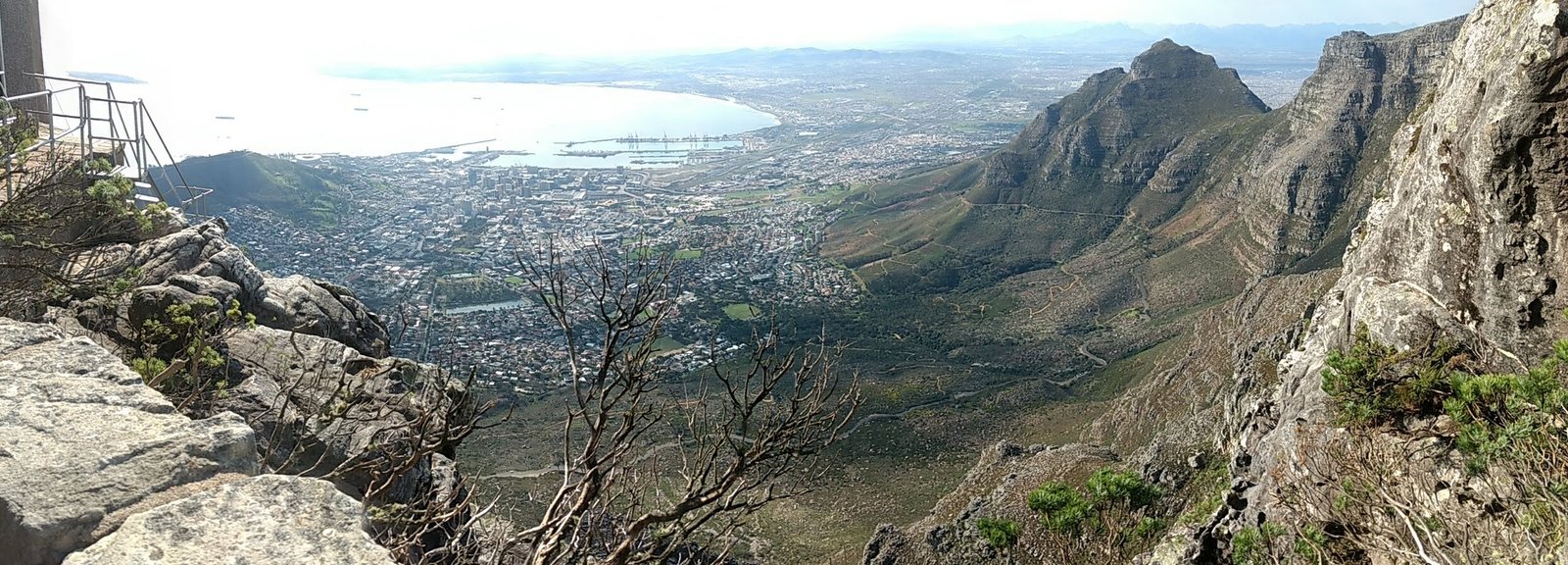 Cape Town seen from Table Mountain