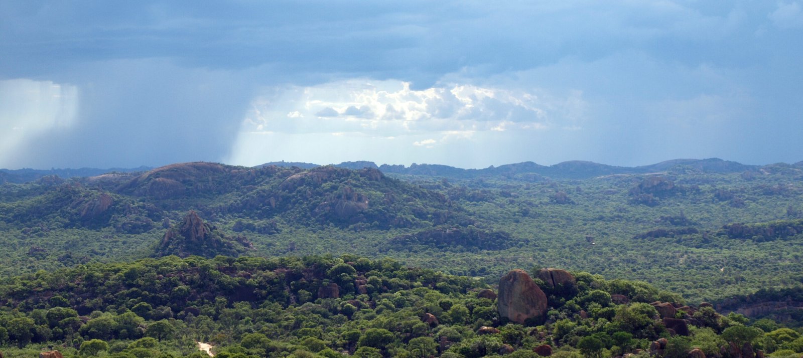 Granite hills in Matobo National Park