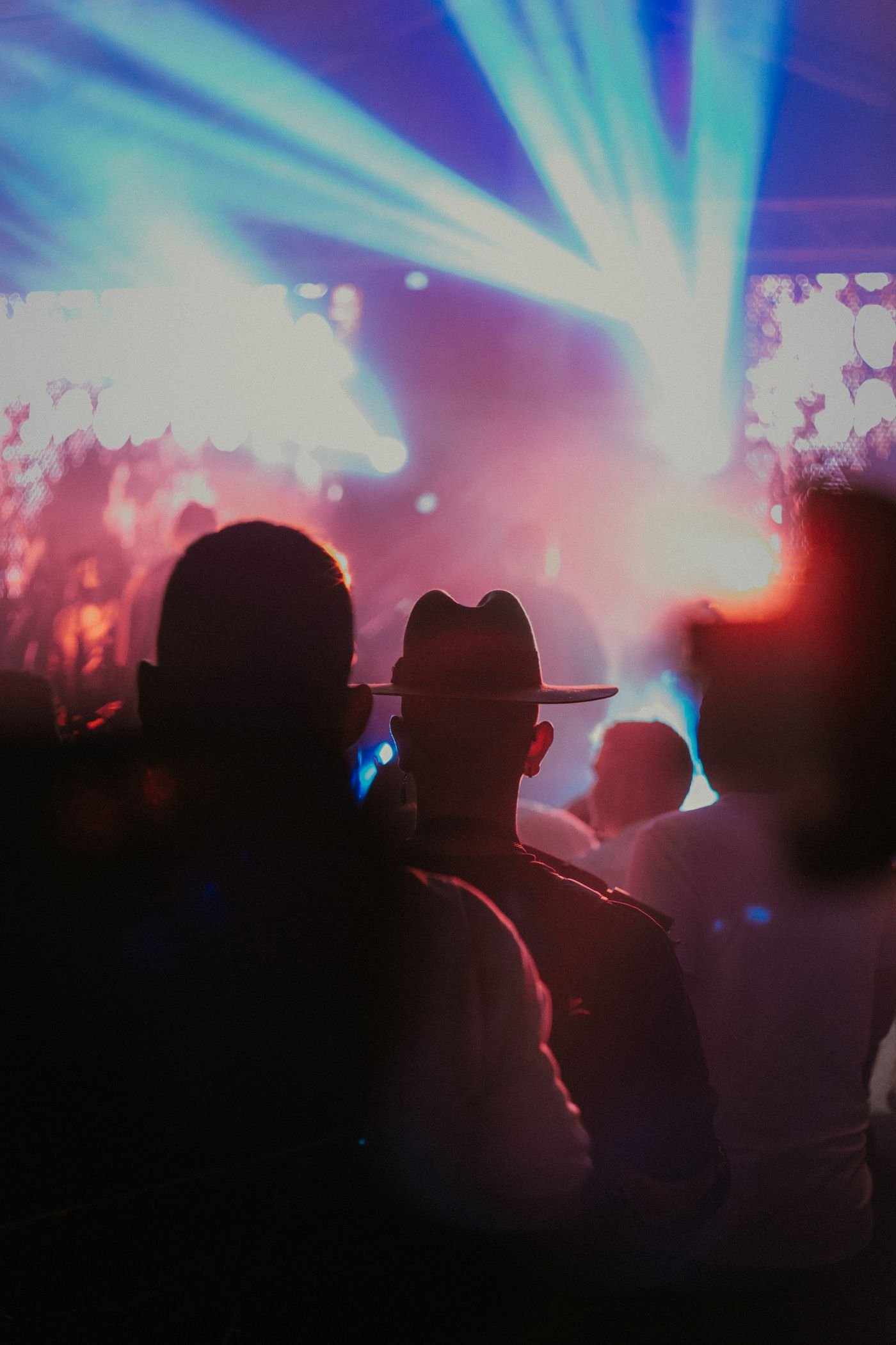 A concert audience under stage lights — illustrative, not a listed event